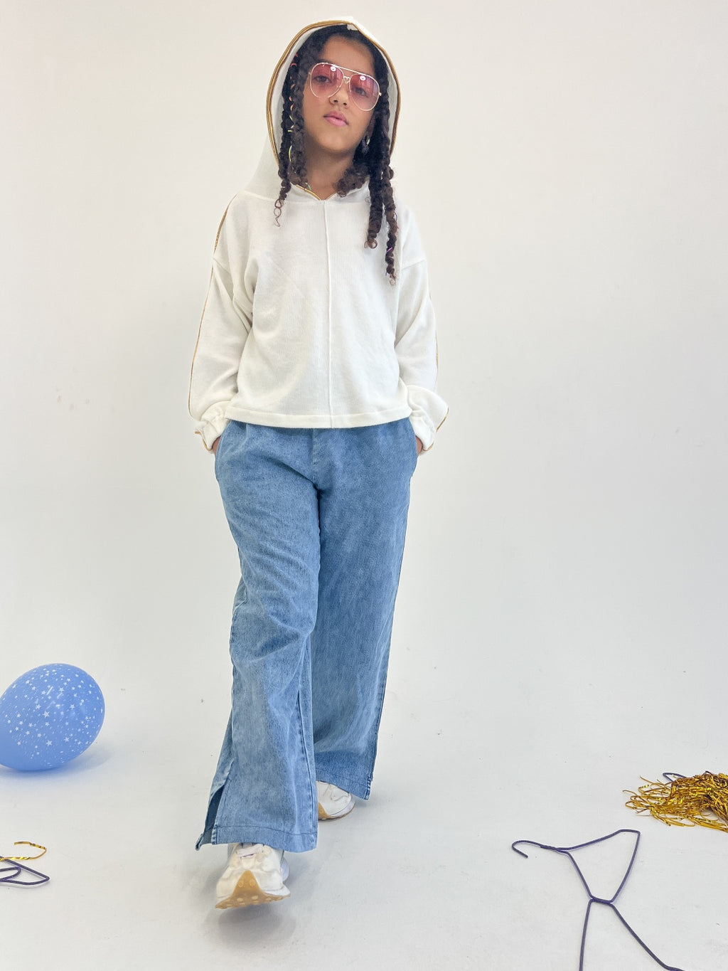 Denim Wide leg pant